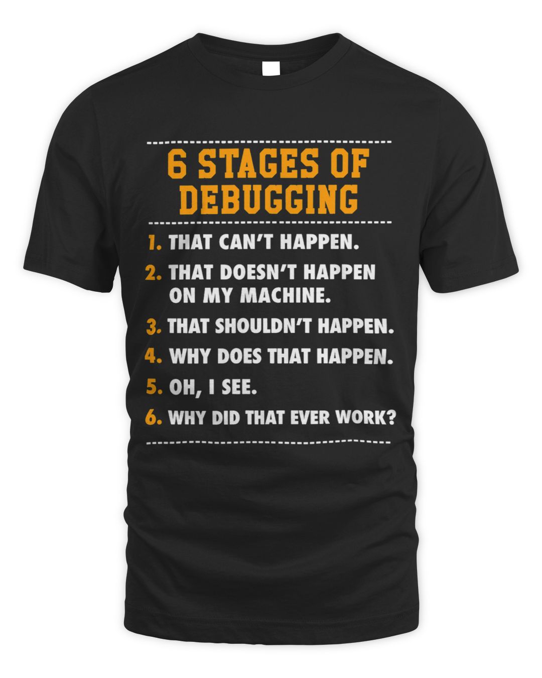 6 Stages of Debugging Bug Coding IT Computer Programmer | Secazitus