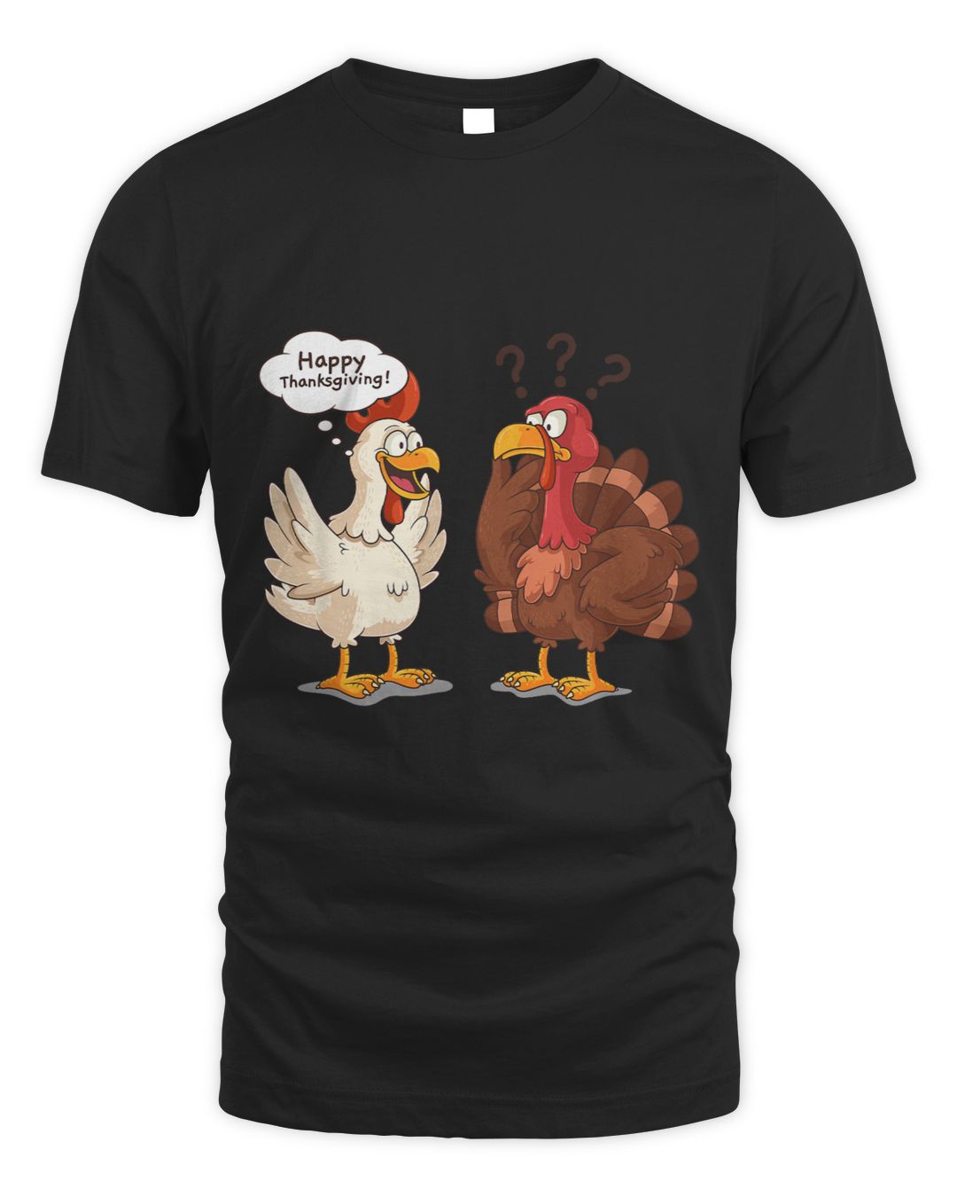 Chickens Funny Happy Thanksgiving Meme Chicken and Turkey