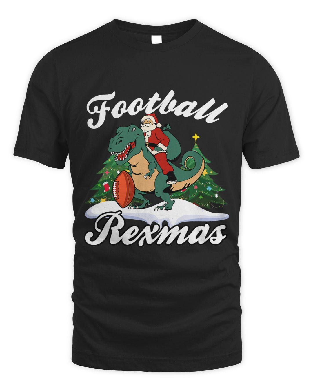 Football Rexmas Christmas Eve Tyrannosaurus rex Dinosaur | Ducon Space