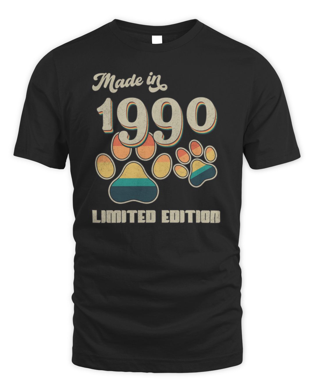 1990 Dog paw print vintage LimitedEditionUS