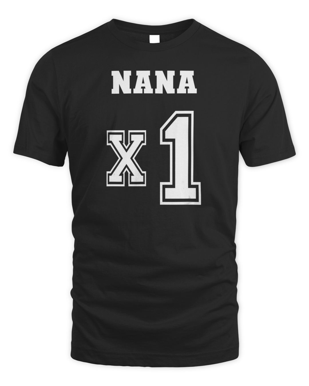 Jersey Style Nana X1 X 1 Grandchild Proud Grandmother Granny T Shirt