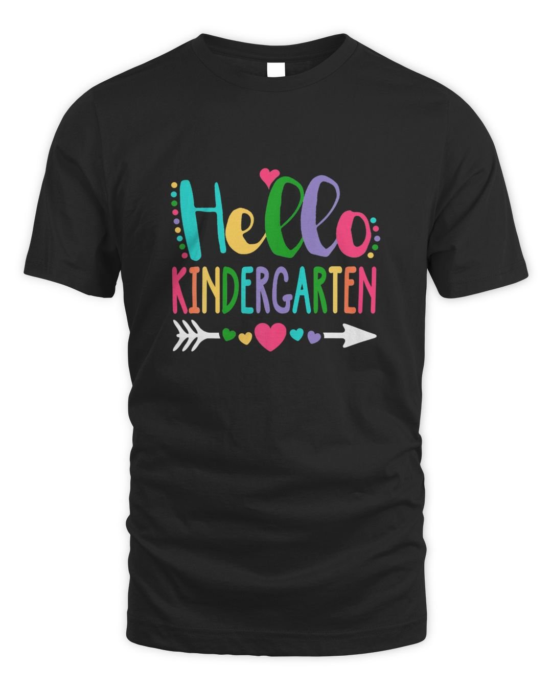 Hello Kindergarten Heart Teacher Student Back To School | SenPrints