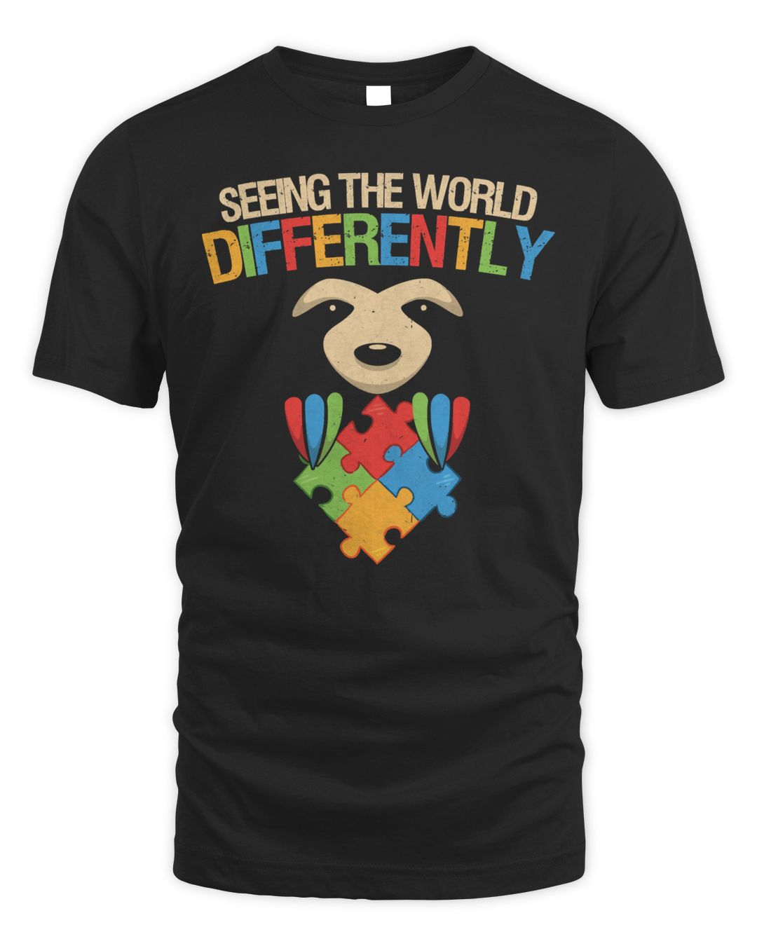 Autism Autistic Seeing The World Differently Autism Awareness Sloth ...
