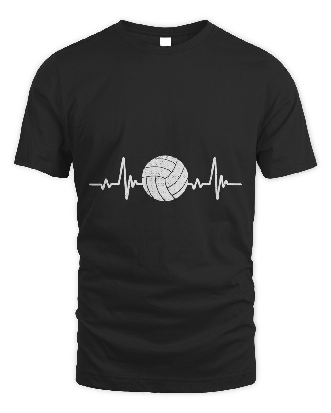 Volleyball Lover Heartbeat Vintage Retro Volleyball Player SenPrints