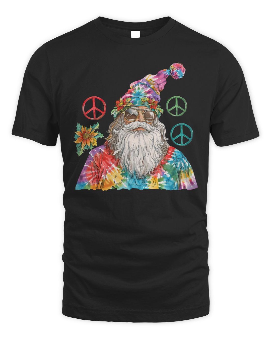 Gypsy Santa Claus Hippie Groovy Christmas