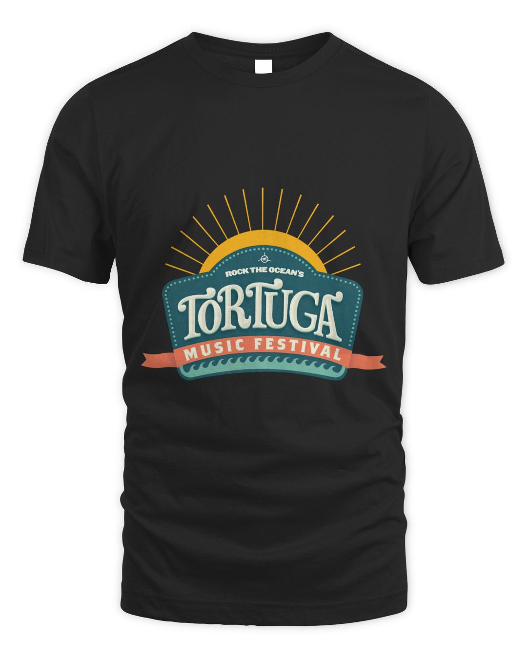 Official official logo tortuga music festival tshirt SenPrints