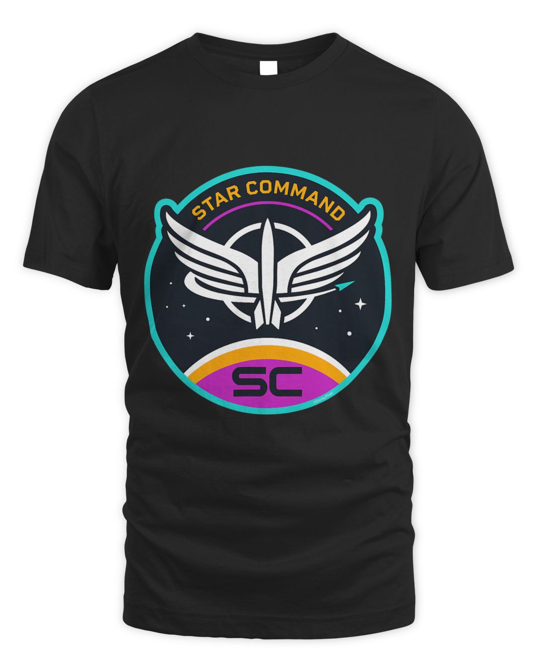 Disney Pixar Lightyear Star Command Badge Unisex Standard T-Shirt