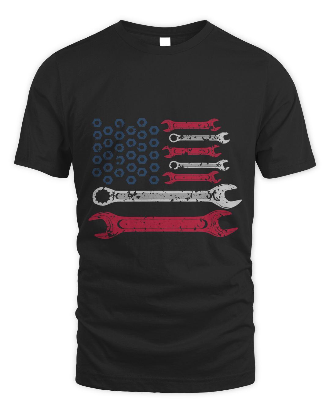 Diesel Mechanics USA Red White Blue American Flag SenPrints