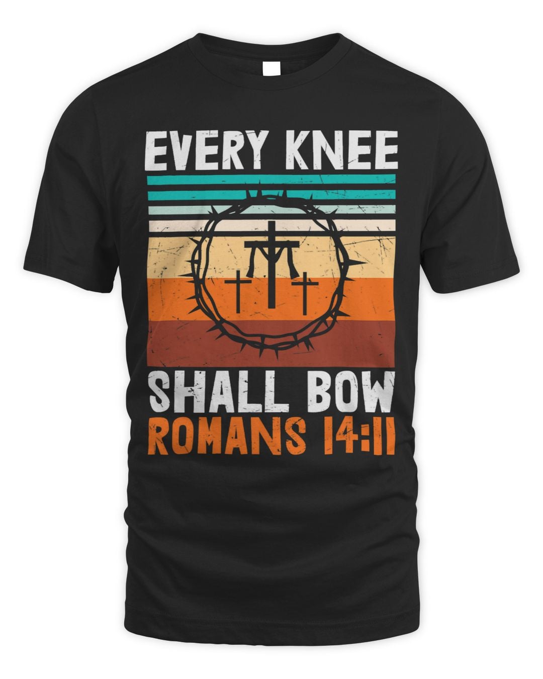 Every knee shall bow romans 1411 jesus king lord christian senprints