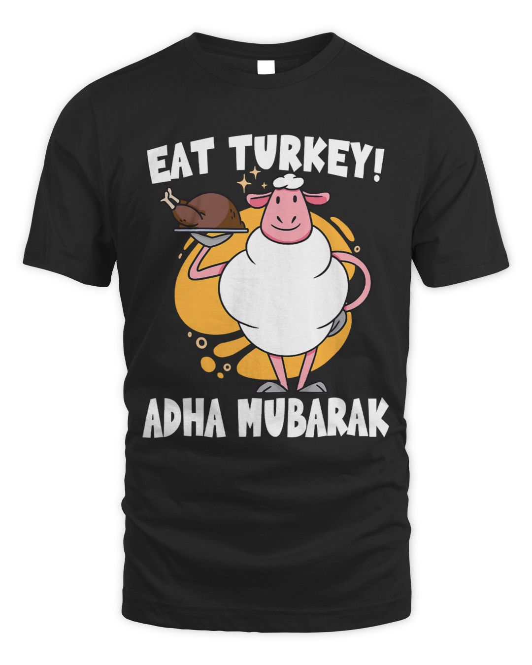 Eid AlAdha Mubarak Cute Sheep eat Turkey Funny Muslim Eid 107