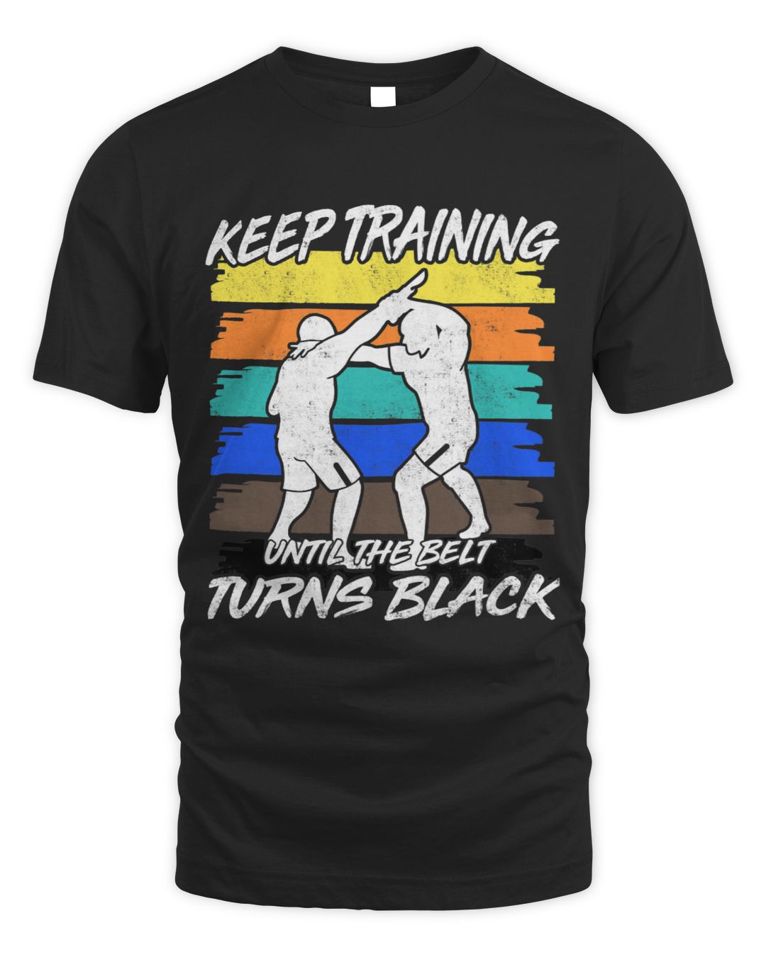 Keep Training Until Belt Turns Black Krav Maga Martial Art SenPrints