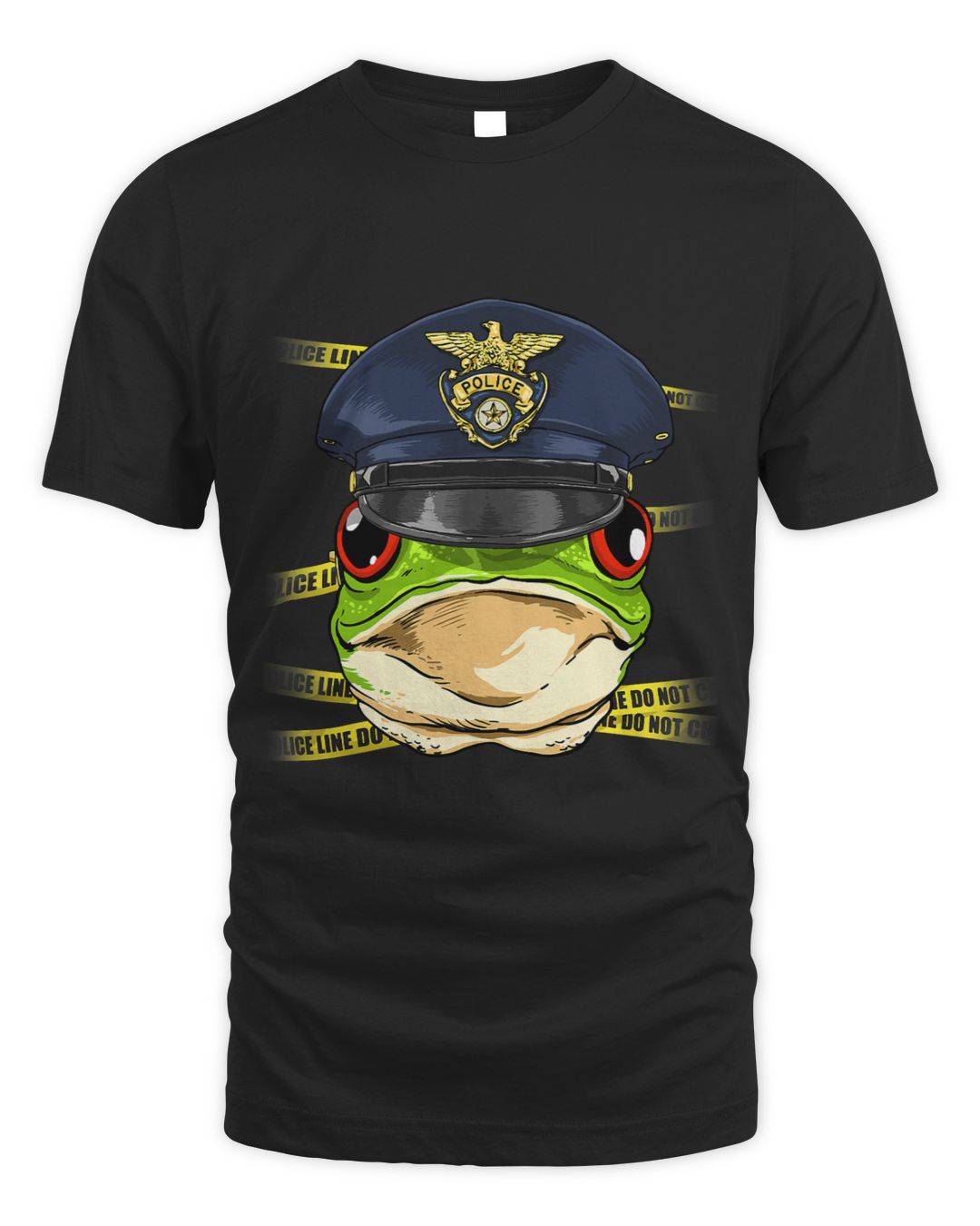 Police Officer Frog PD Cop Crime Scene Toad Frog Lover SenPrints
