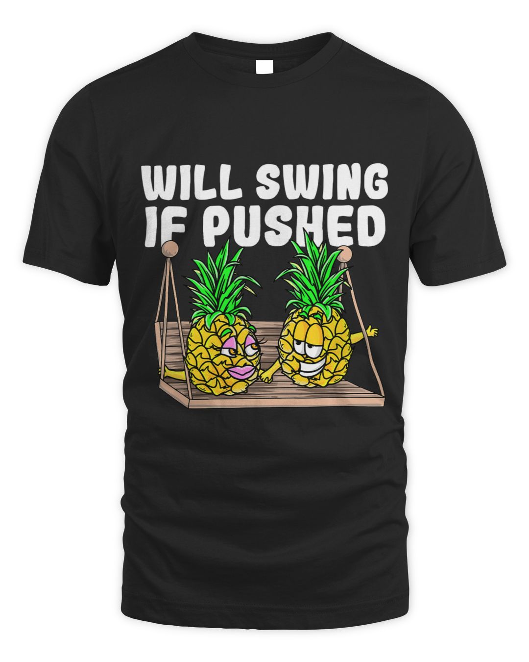 Swinging Couple Will Swing If Pushed Pineapple Swingers SenPrints