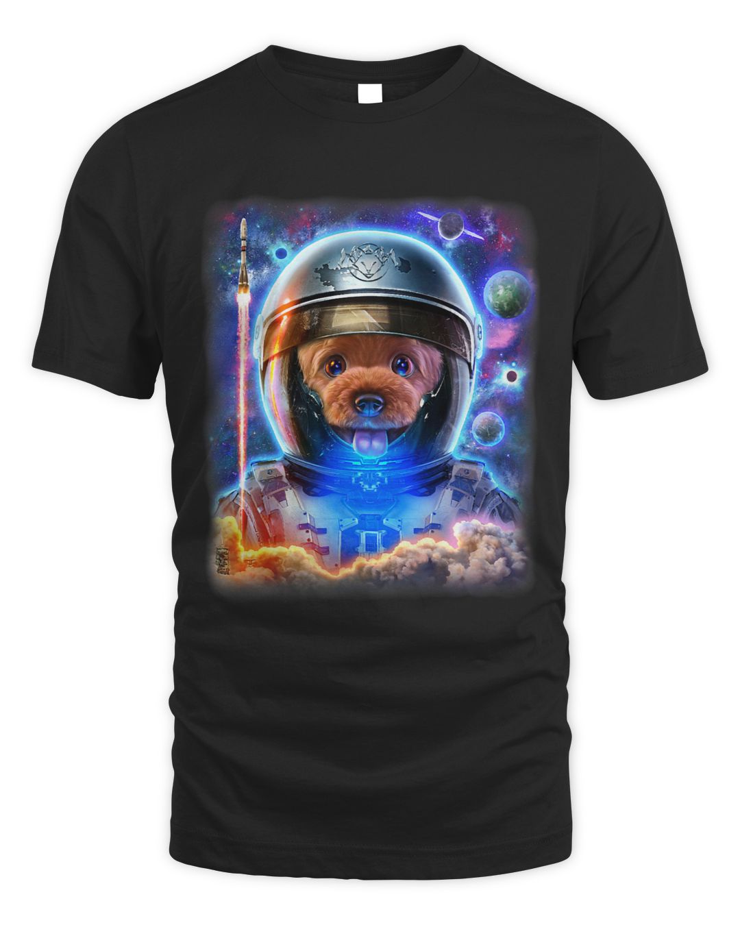 Poodles Astronaut Poodle Dog on Space Shuttle to Explore Universe 1 ...