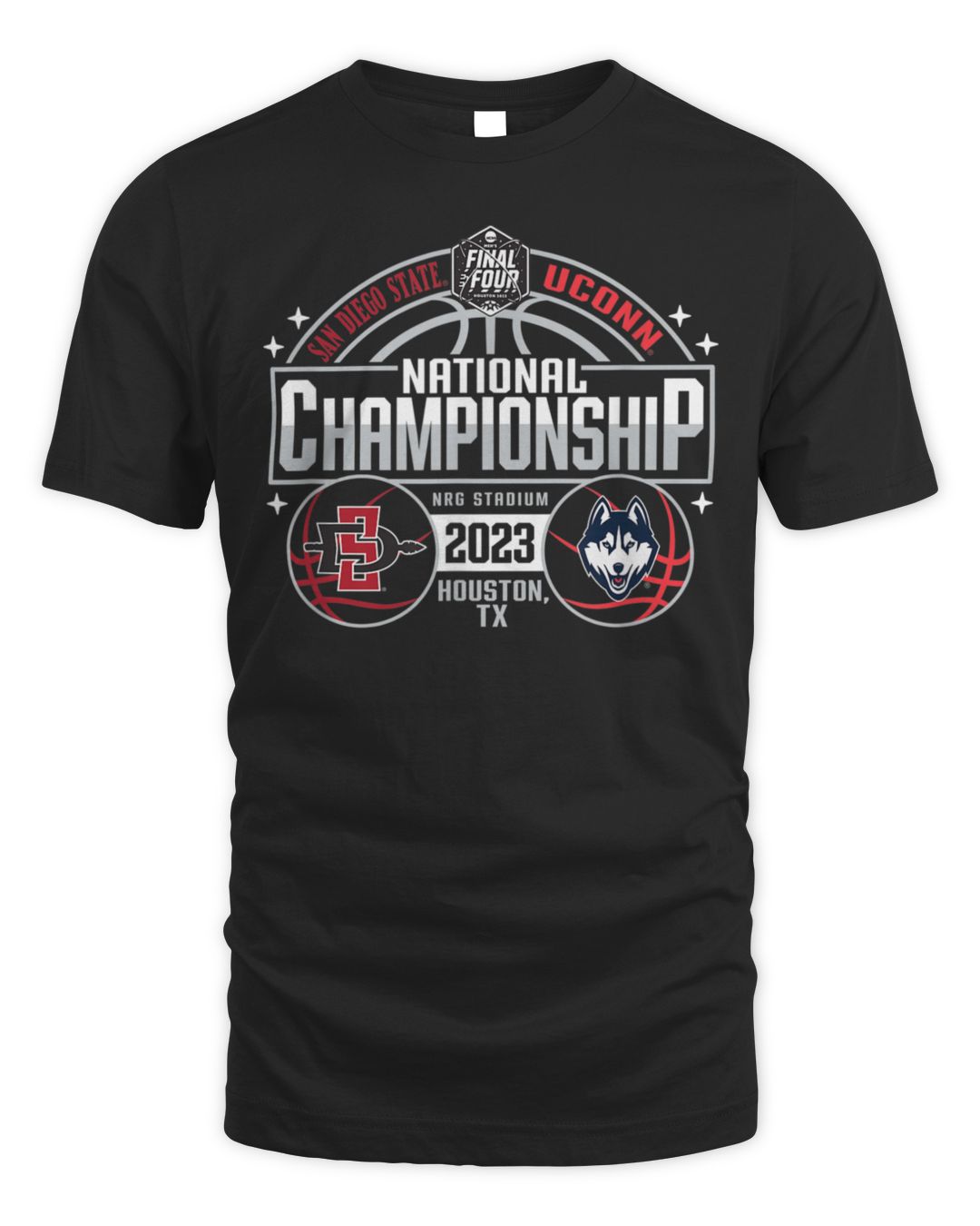 SDSU vs Uconn National Championship 2023 Basketball T-Shirt | Teestv.com