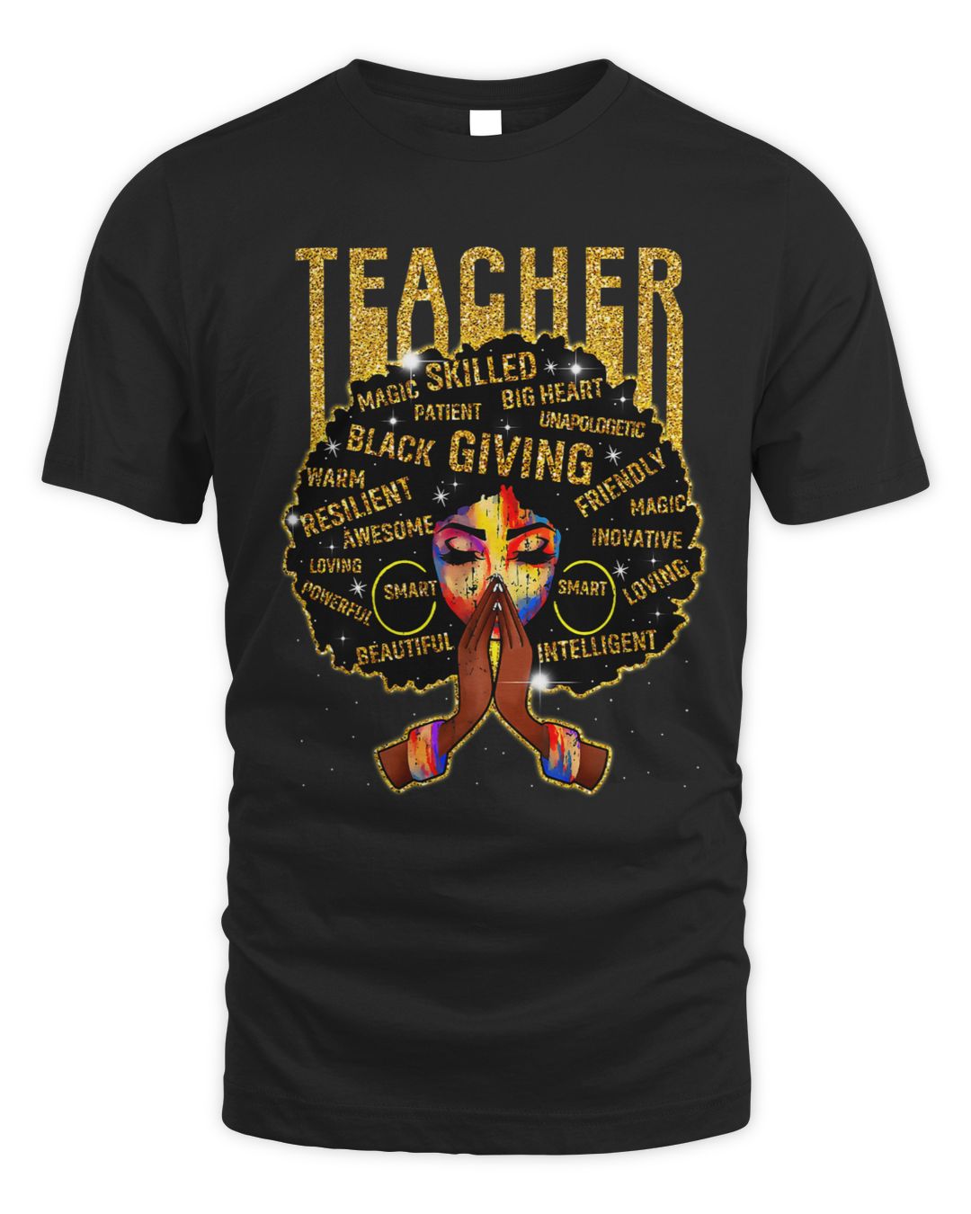 Vintage Afro Black History Month African American Teacher 2 SenPrints