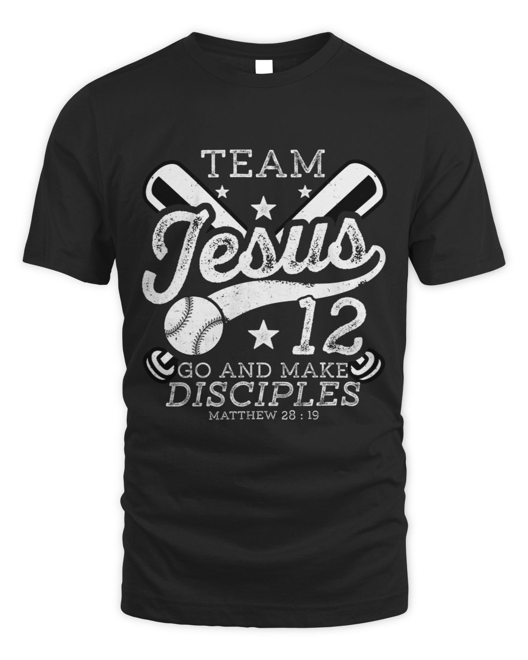 Christian Jesus and Baseball Team Jesus Christian Matthew 2819 Verse 3