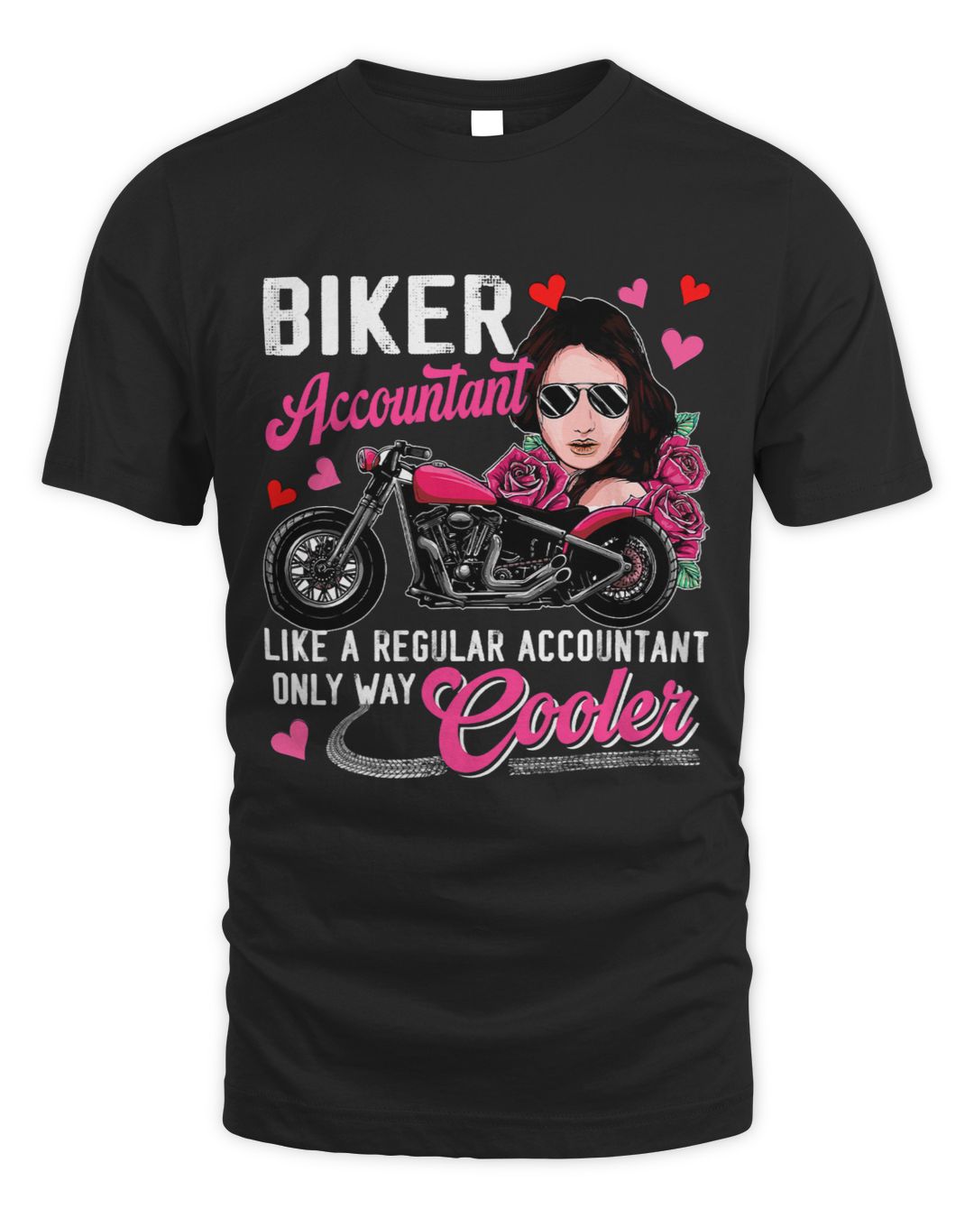Biker Accountant Definition Only Cooler Motorcycle Woman SenPrints