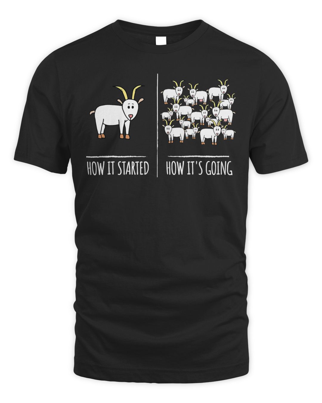 Goat Shirts for Goat Lovers Farm Apparel Meme Pun Funny Goat TShirt