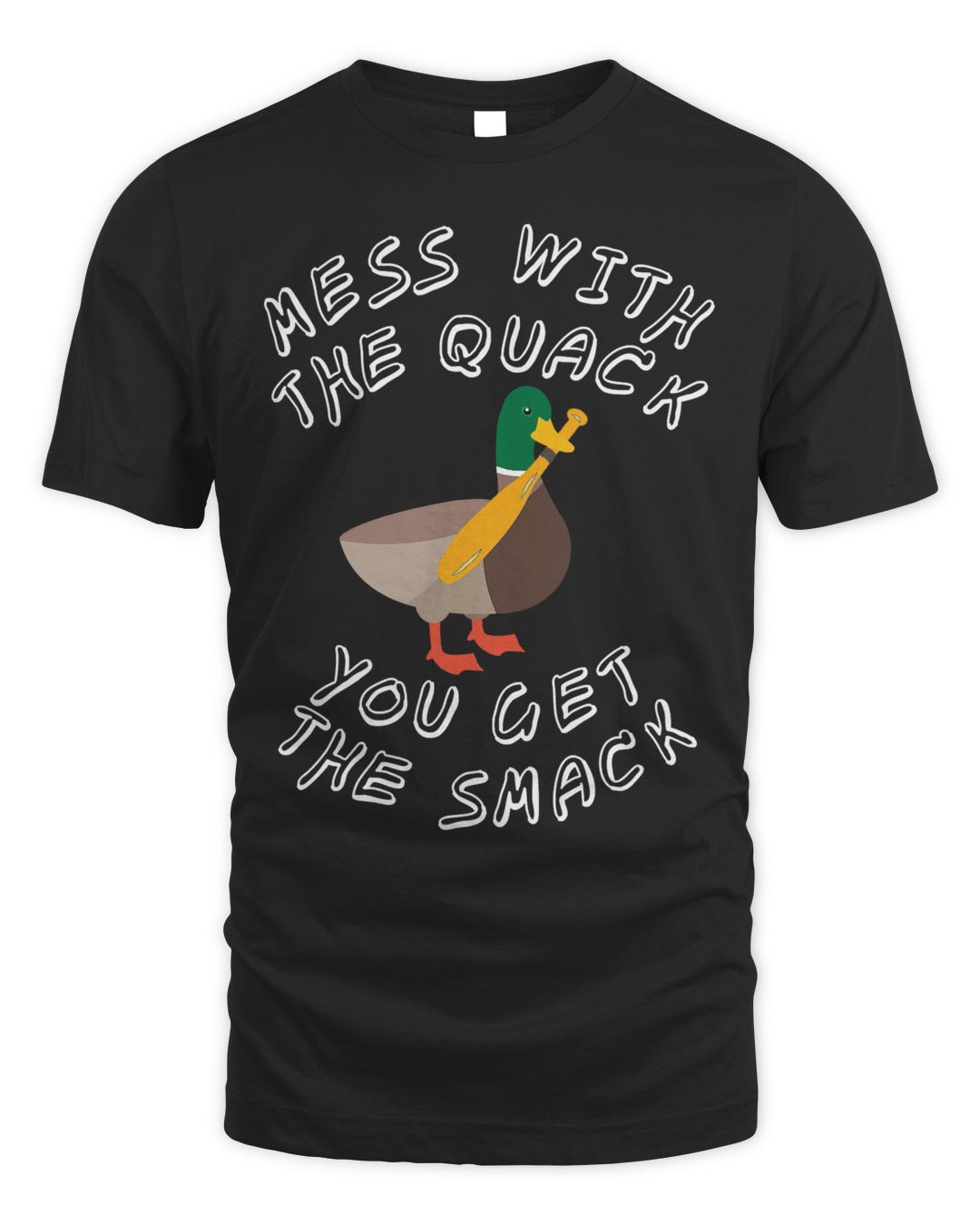 Duck Funny Duck Hit Slap Quack Bat Pun Parody Joke 20 SenPrints