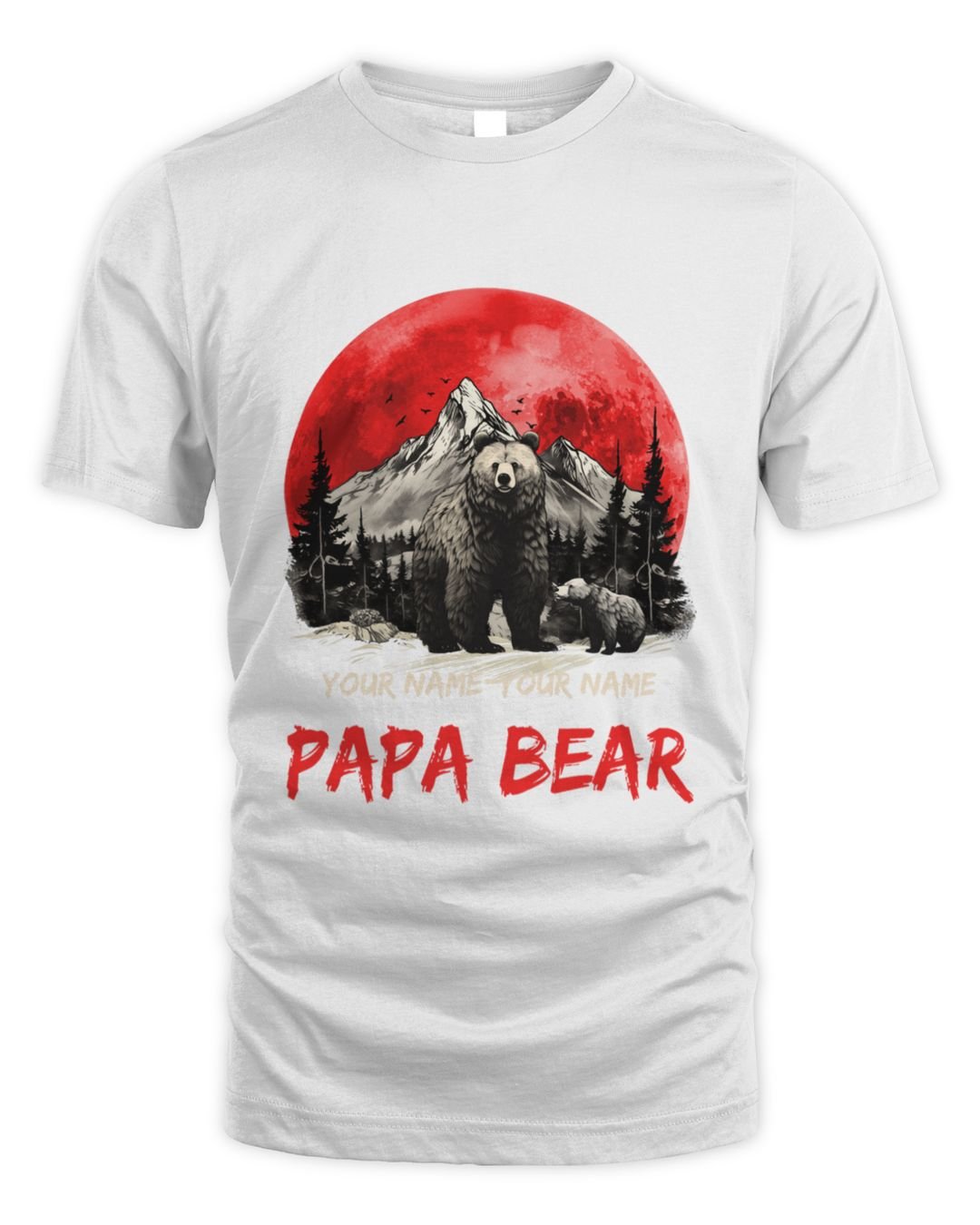 Personalized Father's Day Gift - Gift For Dad-Grandpa - Papa Bear Daddy ...