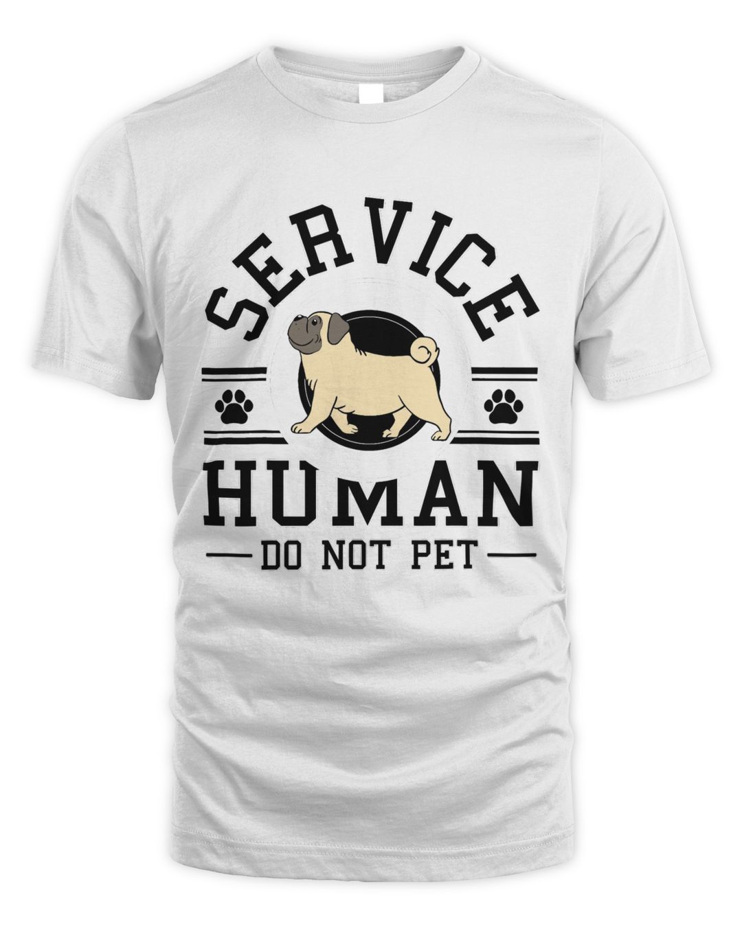 PUGMER01100 - Service Human Pug