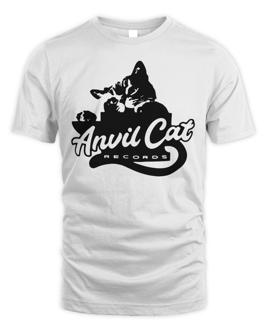 Lovejoy Anvil Cat Records T-shirt | SenPrints