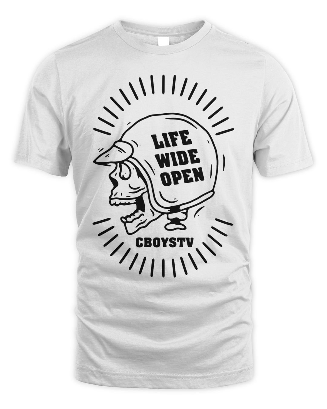 Official Life wide open cboystv T-shirt | SenPrints