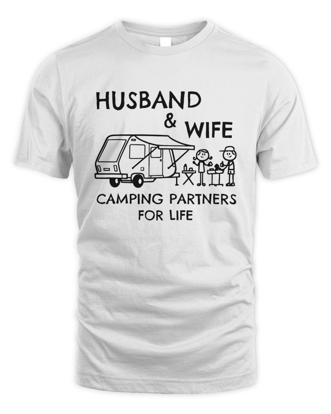 Husband and Wife Camping Partner For Life DDYPRINT