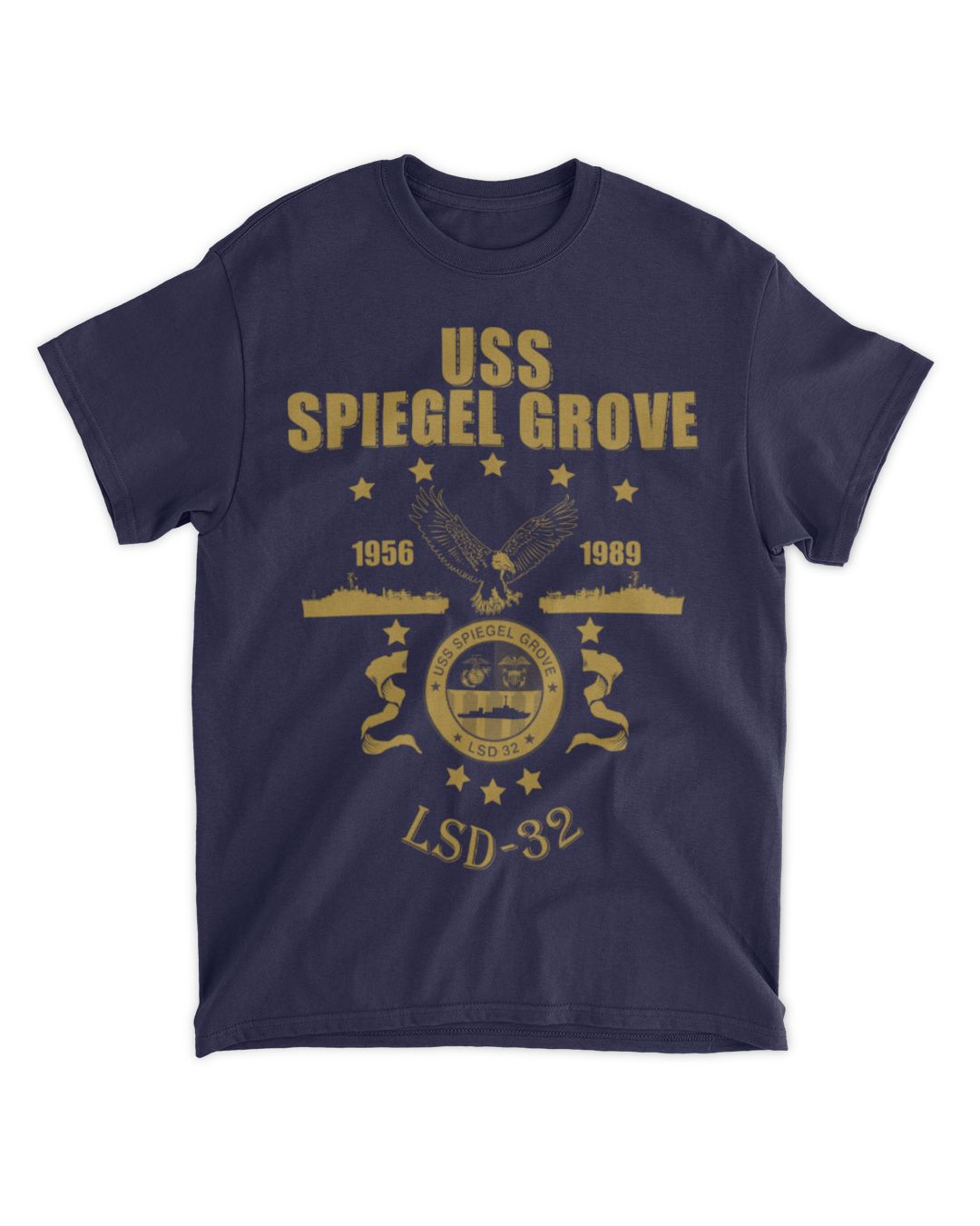 USS Spiegel Grove (LSD 32) Unisex Standard T-Shirt