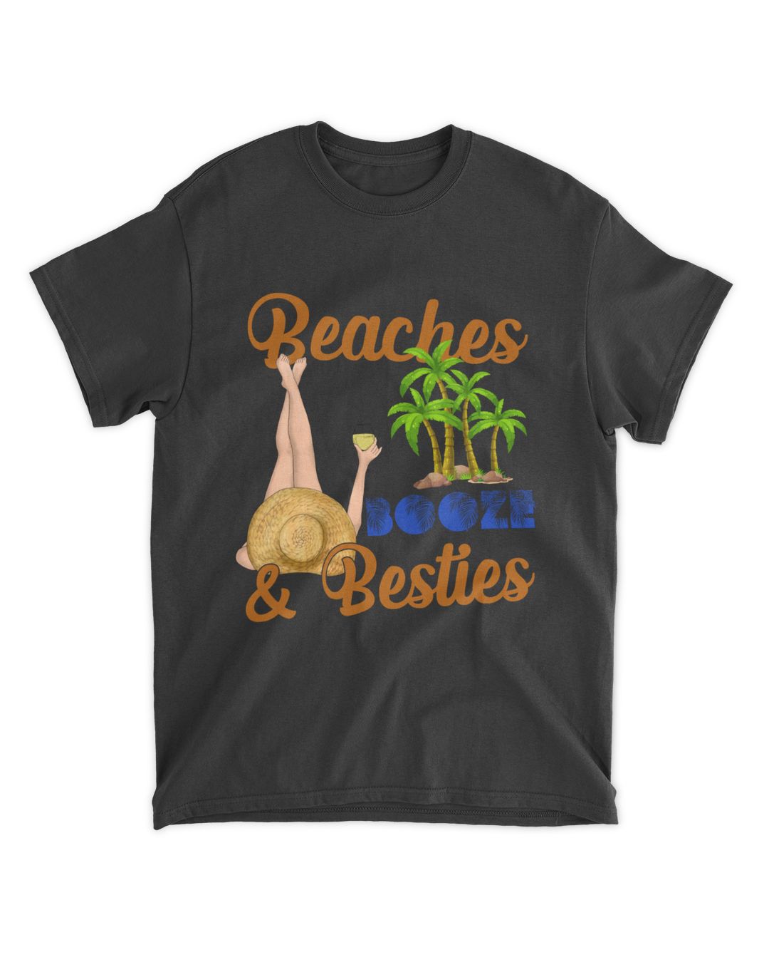 RD Beaches Booze And Besties Shirt, Beach Vacation Shirt, Girls Beach