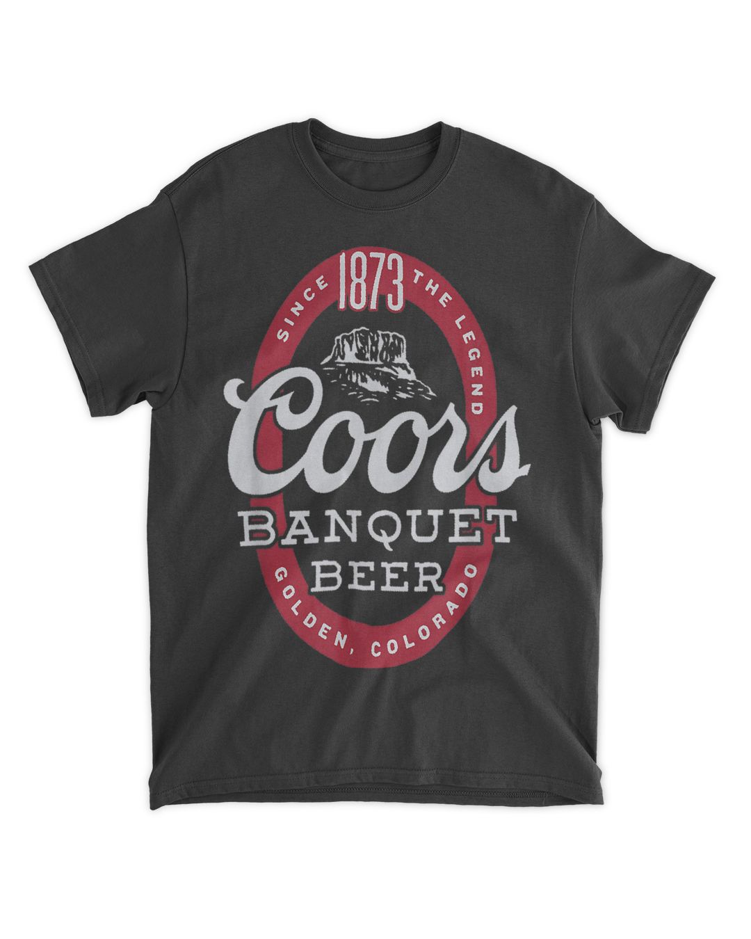 Coors Banquet Beer Golden Colorado Vintage Logo T-Shirt tee | SenPrints