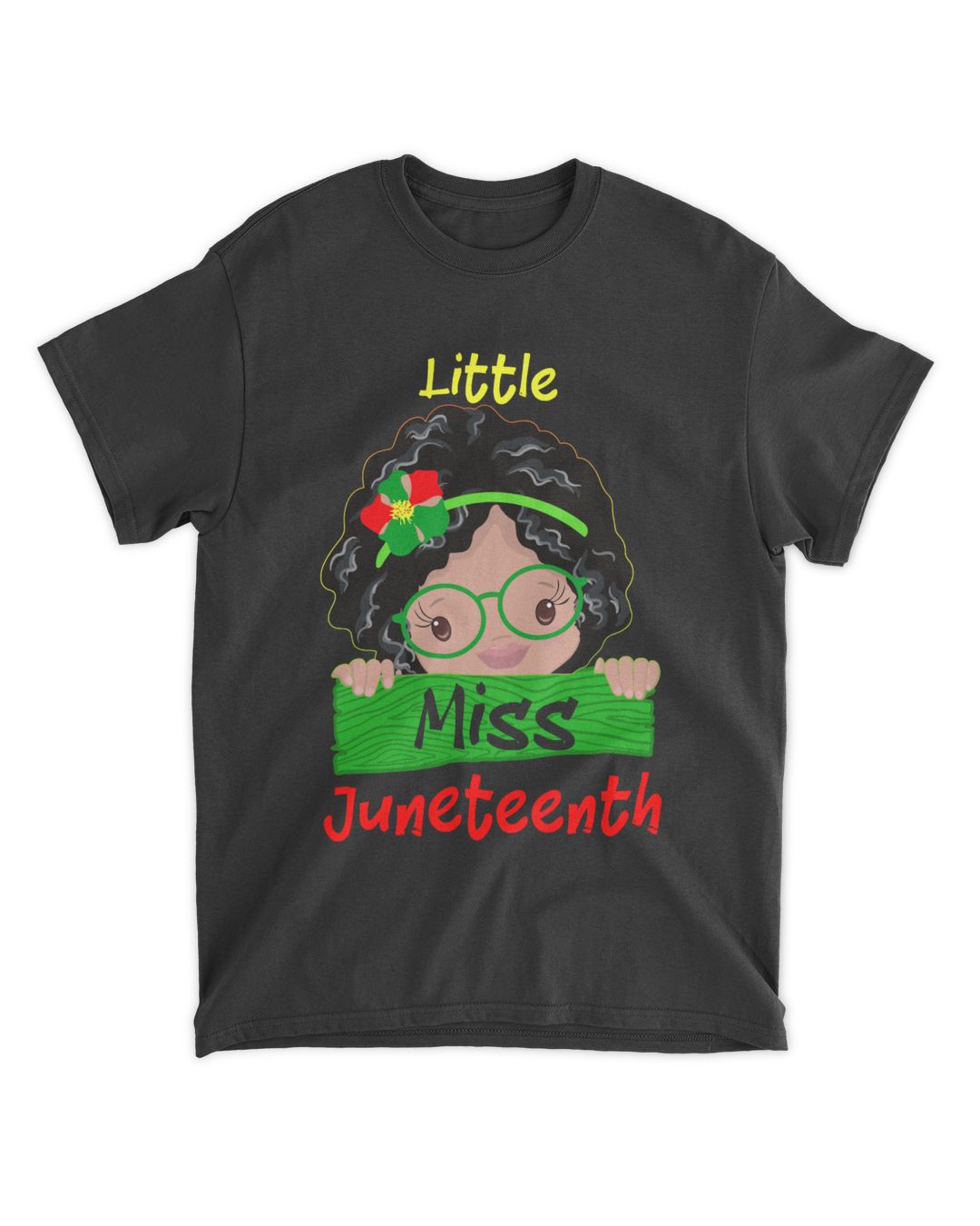 RD Little Miss Juneteenth Shirt, Brown Skin Princess Shirt, Juneteenth 