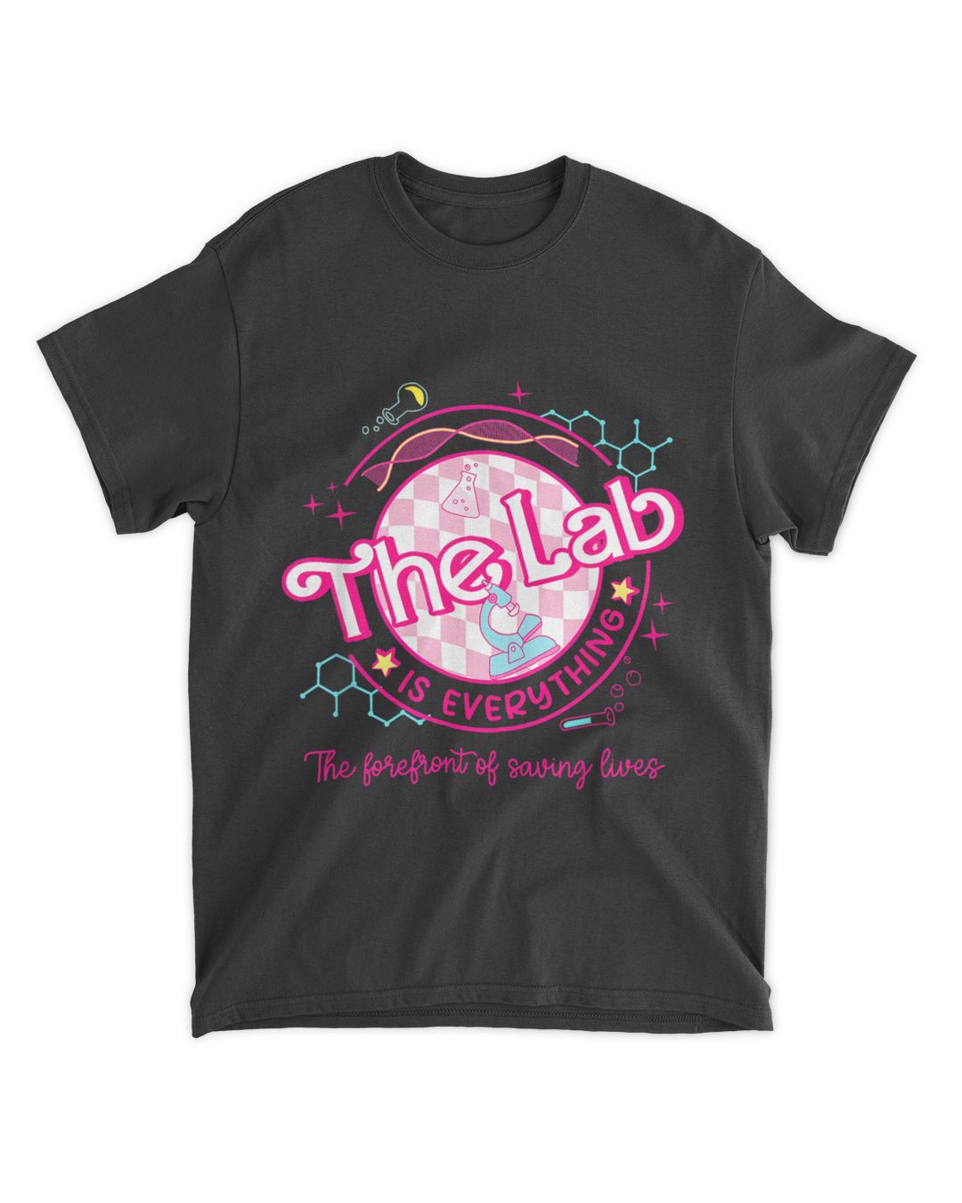 Women Pink Lab Week 2024 Medical Lab Science Lab T Shop Pulse Athletic Apparel