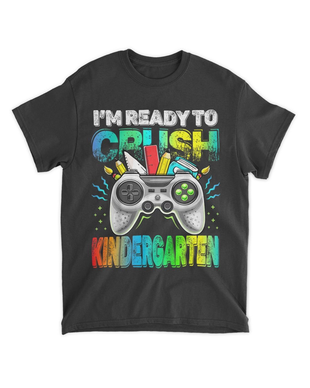 I'm Ready Crush Kindergarten Back To School Video Game T-shirt_design