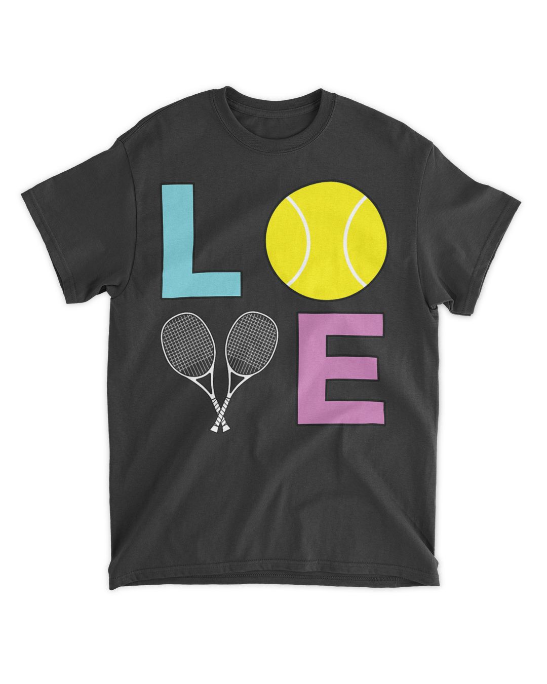 I Love Tennis Tennis Player TShirt PawLovePrint