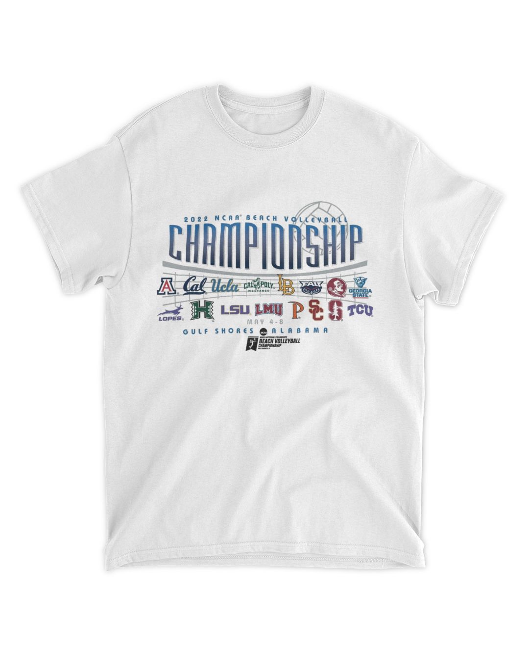 2022 NCAA Beach Volleyball Championship The Road To Gulf Shores Shirt