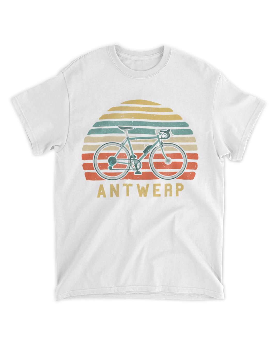 Vintage Retro Bike Antwerp Belgium T Shirt Cyclist Tee | Trending ...