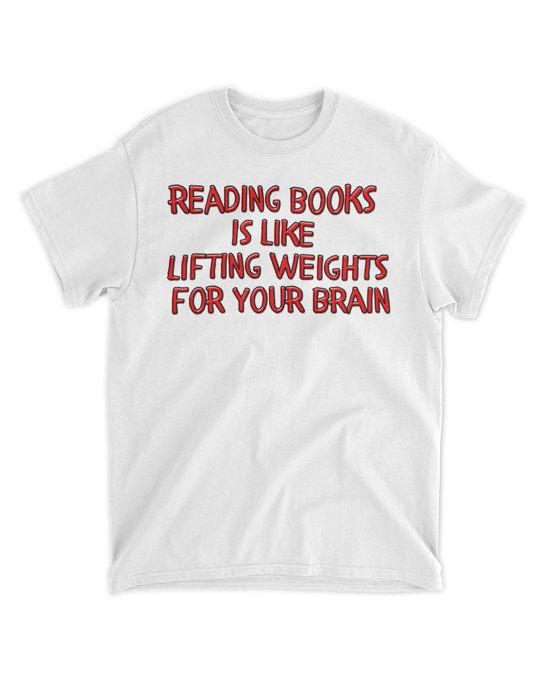 T-Shirt 'Read Books Lift Weights Fight Fascists' - Coupe Classique Homme/Femme - Coton Léger, Message Engagé - 11