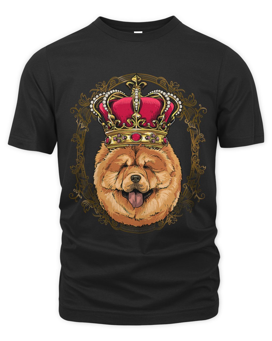 King Chow Chow Wearing CrownQueen Chow Chow Dog 505 | SenPrints