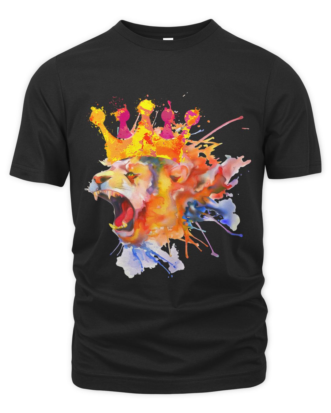 The Lion And His Crown Modern Graphic Art