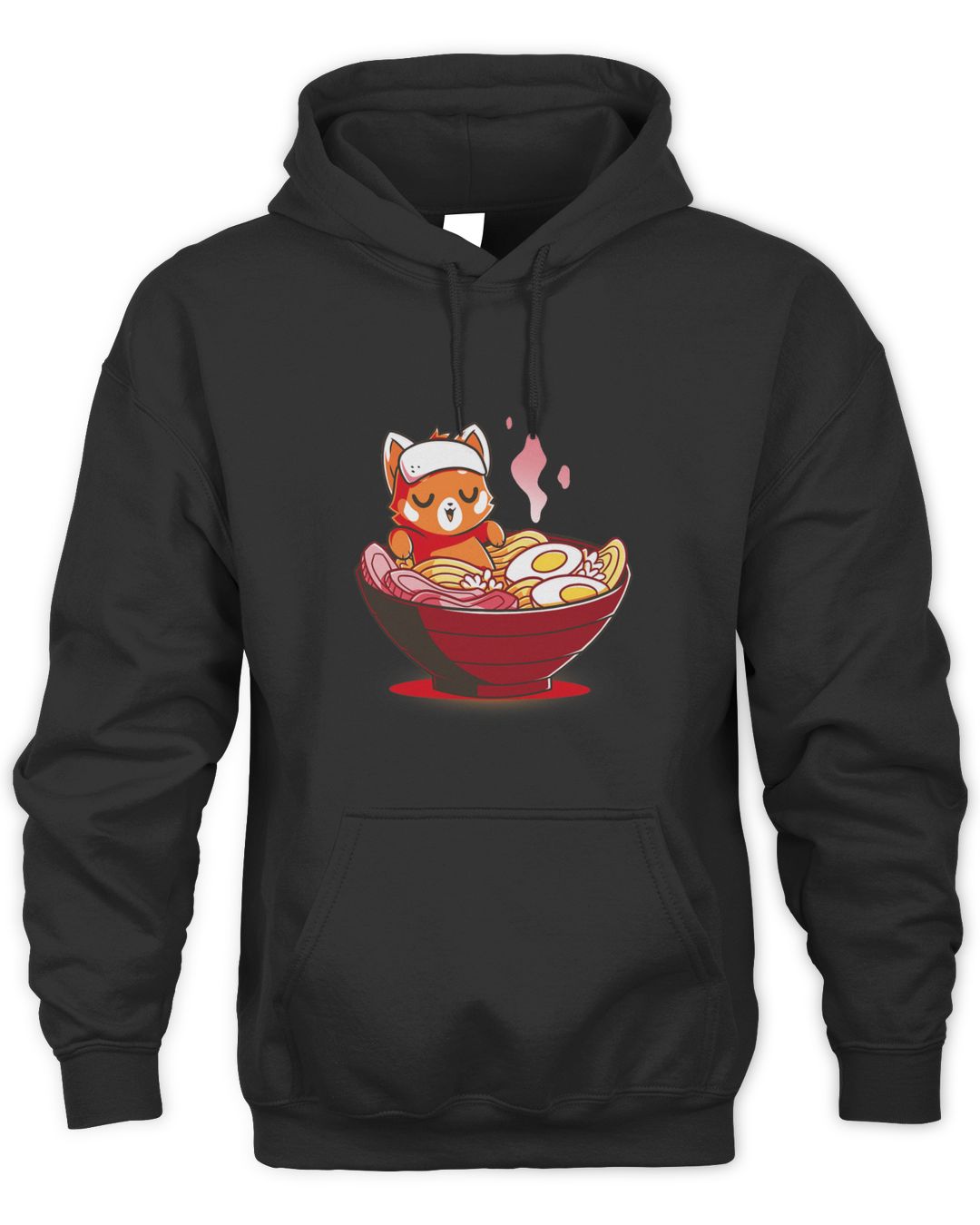 Ramen Red Panda Cute Kawaii Red Panda Eating Ramen Noodles SenPrints