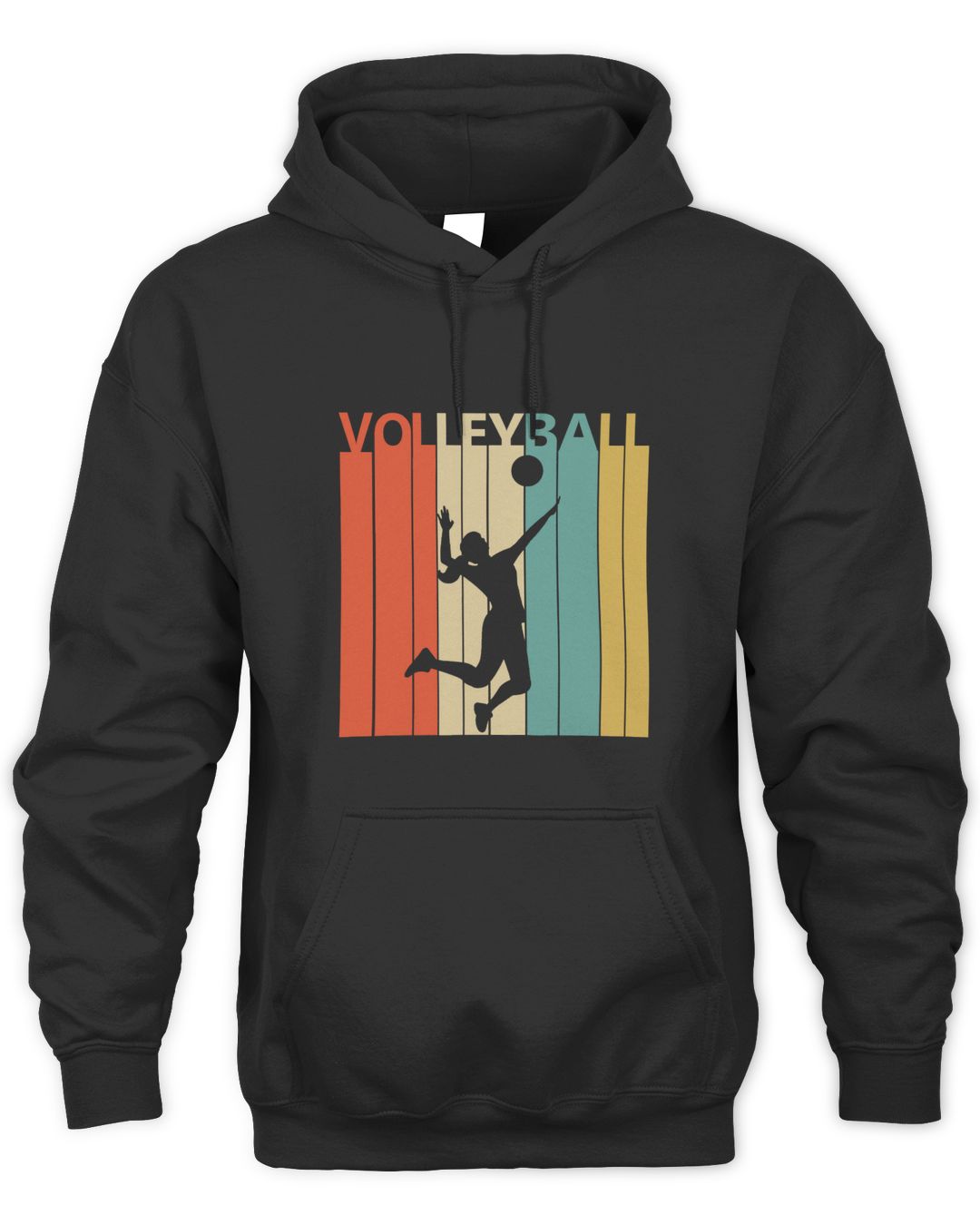 Sweat à Capuche Volley-ball Évolution - Design Rétro Humoristique - Cadeau Pour Joueur De Volley - 6