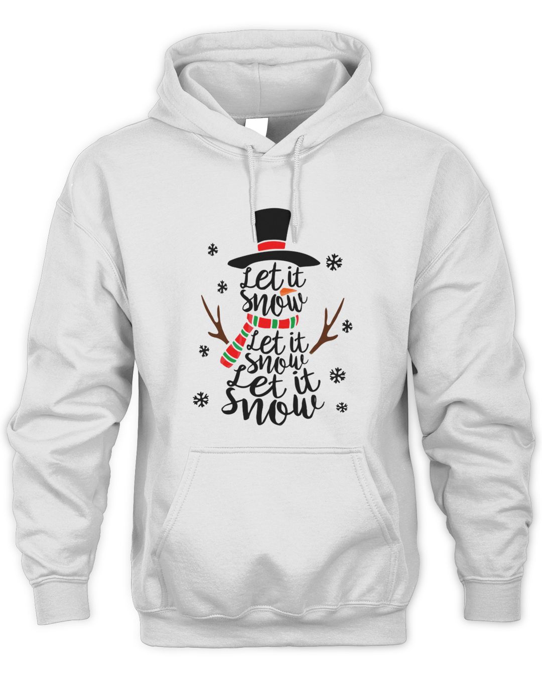 Let It Snow Unisex Hoodie SenPrints Let It Snow Unisex Hoodie SenPrints