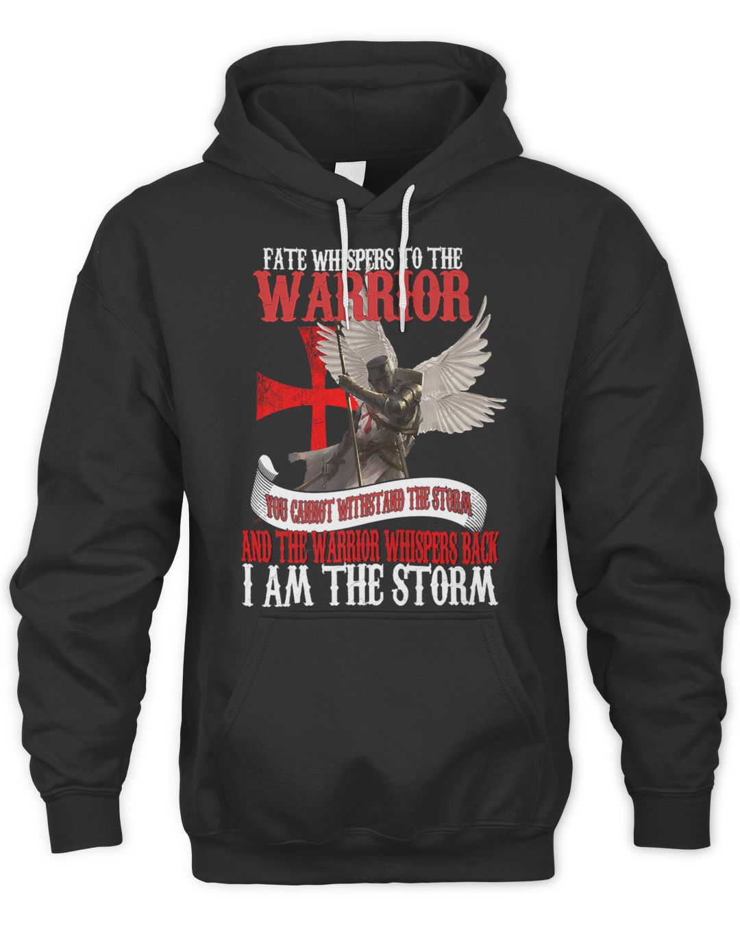 Knights Templar Hoodie - Fate Whispers To The Warrior You Cannot ...