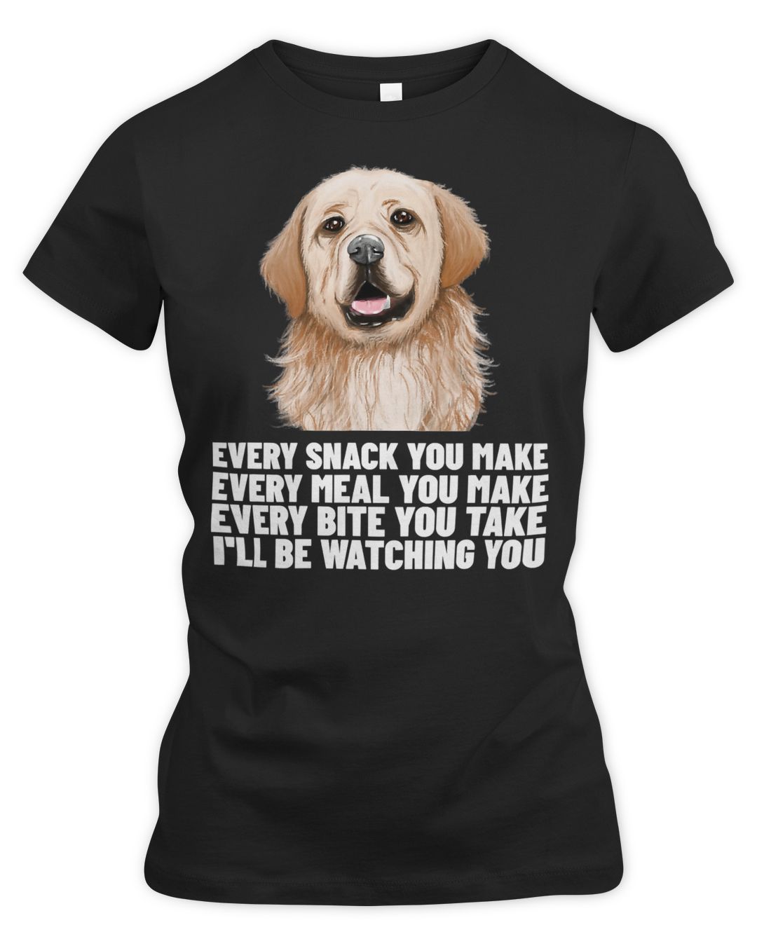 Golden Retriever Goldie Dog Ill Be Watching You Dog Golden Retriever