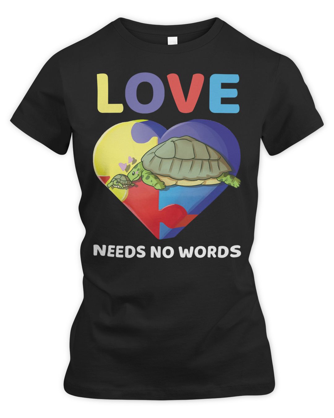 Turtle Autism Awareness Love Needs No Words Turtle Autistic Autism ...