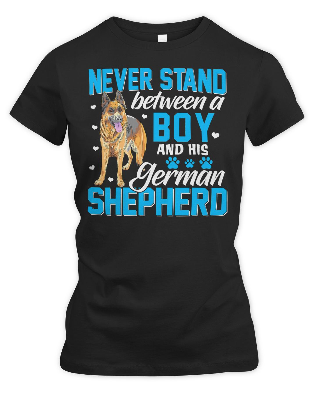 German Shepherd Dog Funny German Shepherd Lover Graphic Boys and Men