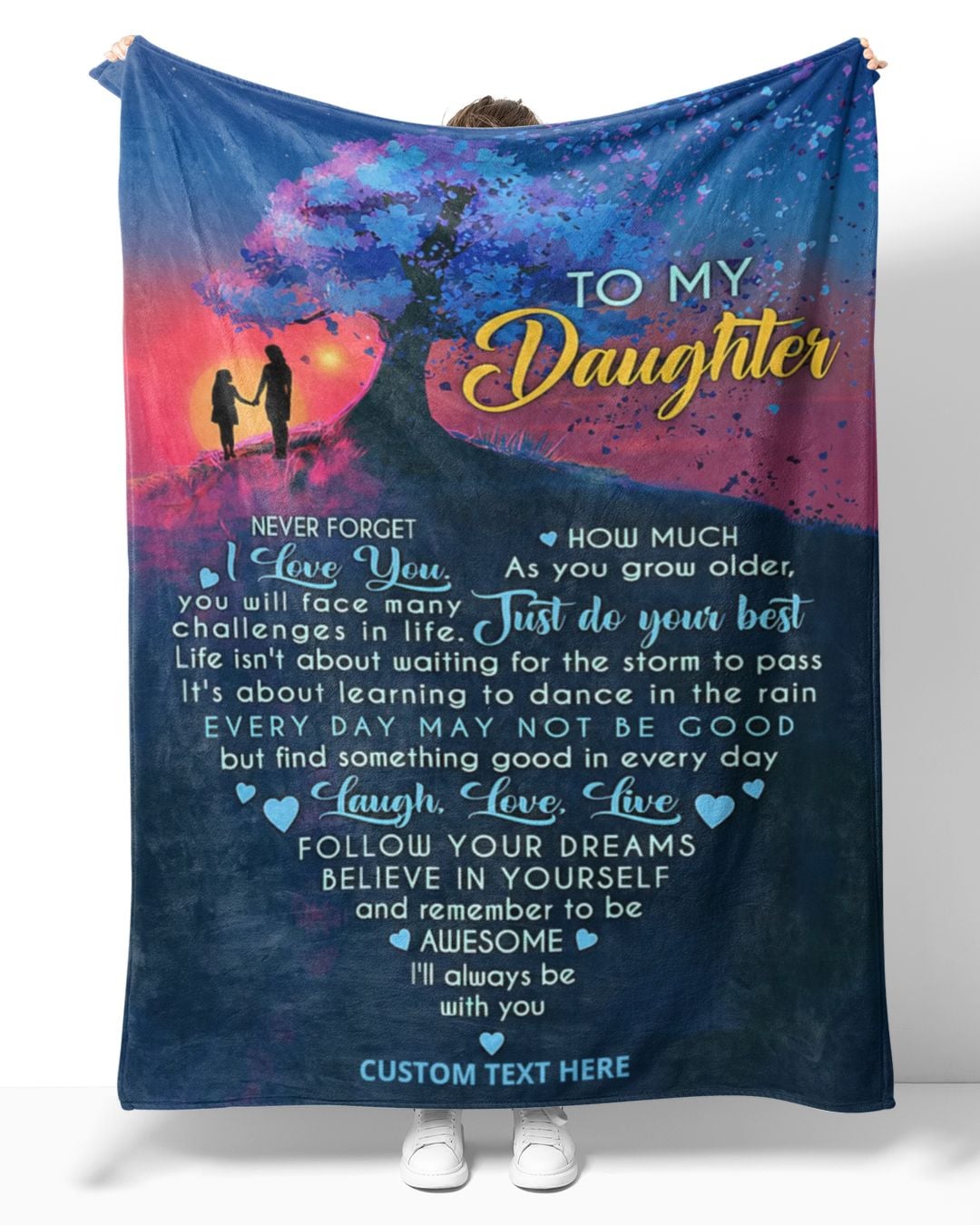 Personalized Custom To My Daughter From Mom Never How Much Love