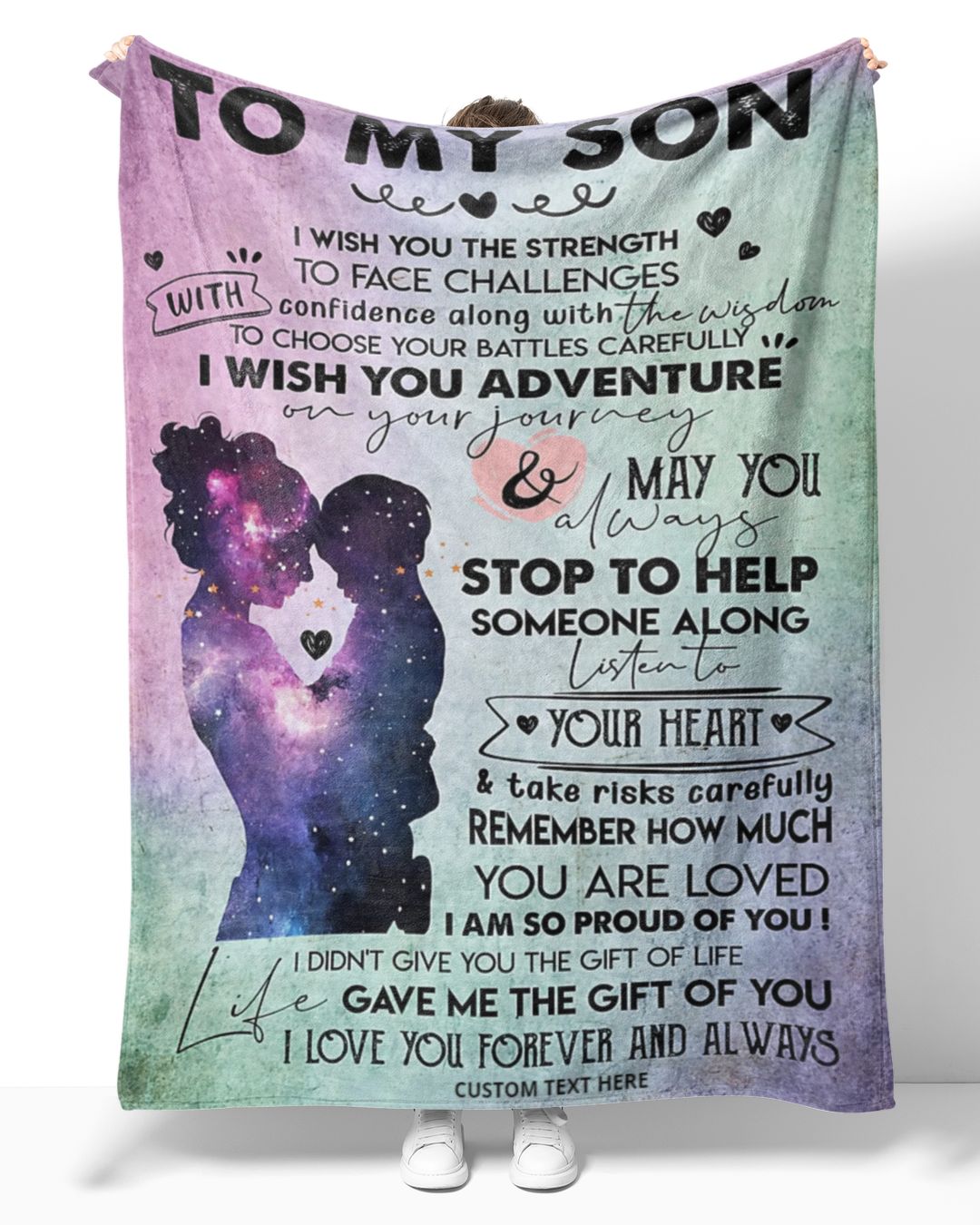 Personalized Custom To My Son From Mom I Wish You The Strength Sherpa